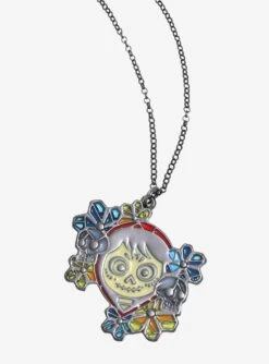 Disney Pixar Coco Stained Glass Miguel Necklace - BoxLunch Exclusive