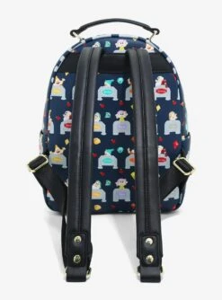 Loungefly Disney Snow White And The Seven Dwarves Beds Allover Print Mini Backpack - BoxLunch Exclusive -Boxlunch 19322899 av2
