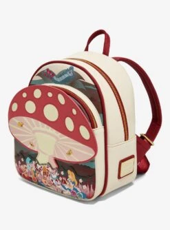 Loungefly Disney Alice In Wonderland Mushroom Tea Party Mini Backpack - BoxLunch Exclusive -Boxlunch 19323696 av1