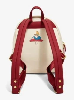 Loungefly Disney Alice In Wonderland Mushroom Tea Party Mini Backpack - BoxLunch Exclusive -Boxlunch 19323696 av2