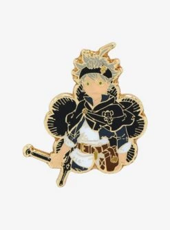 Black Clover Asta Enamel Pin - BoxLunch Exclusive