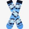 The Office Dunder Mifflin Allover Print Logo Crew Socks - BoxLunch Exclusive -Boxlunch 19465700 hi