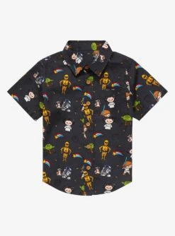 Our Universe Star Wars Chibi Rebels Toddler Woven Button-Up - BoxLunch Exclusive