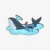 Loungefly Disney Lilo & Stitch Waving Stitch & Whale Enamel Pin - BoxLunch Exclusive -Boxlunch 19555978 hi