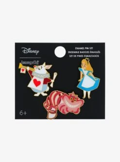 Loungefly Disney Alice In Wonderland Character Enamel Pin Set - BoxLunch Exclusive -Boxlunch 19555990 av1