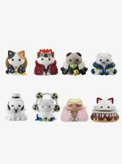 One Piece Mega Cat Project Nyan Piece Nyaan! Luffy & Rivals Figure Set