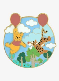 Loungefly Disney Winnie The Pooh Tigger & Pooh Bear Balloon Limited Edition Enamel Pin - BoxLunch Exclusive