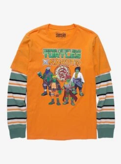 Teenage Mutant Ninja Turtles X Naruto Layered Long Sleeve T-Shirt - BoxLunch Exclusive