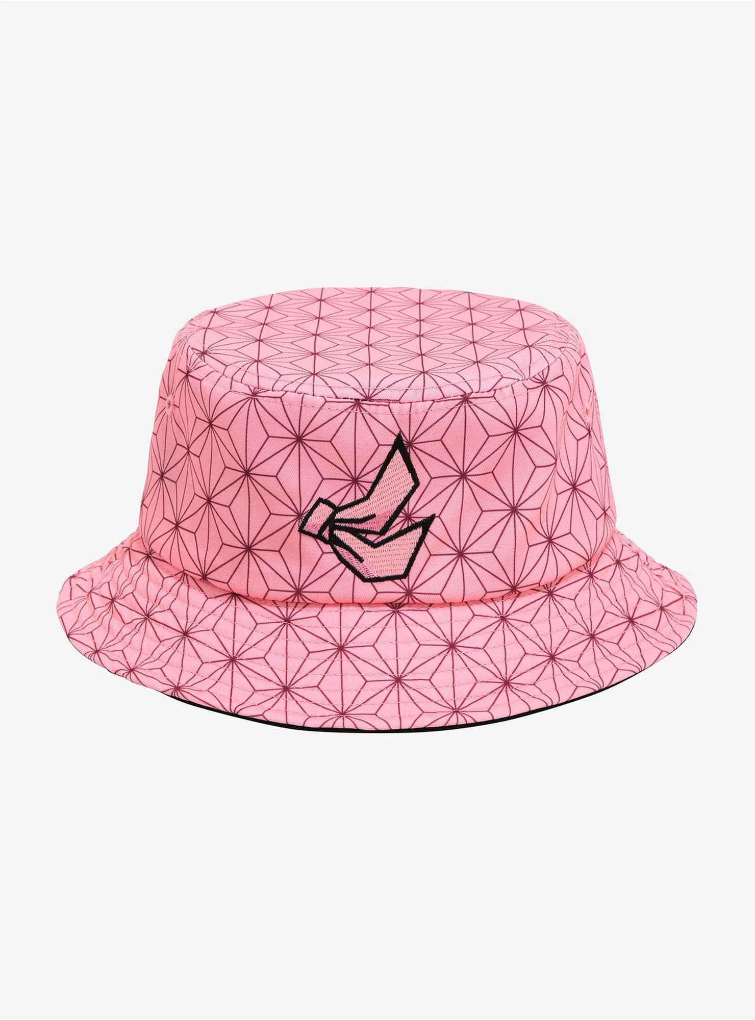 Demon Slayer: Kimetsu No Yaiba Nezuko Kamado Embroidered Bucket Hat - BoxLunch Exclusive 3 Demon Slayer: Kimetsu No Yaiba Nezuko Kamado Embroidered Bucket Hat - BoxLunch Exclusive