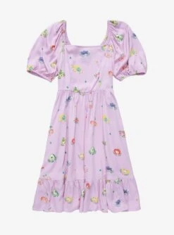 Sanrio Fruits Hello Kitty And Fruits Allover Print Smocked Dress - BoxLunch Exclusive