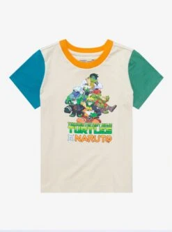 Teenage Mutant Ninja Turtles X Naruto Color Block Toddler T-Shirt - BoxLunch Exclusive