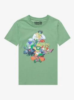 Teenage Mutant Ninja Turtles X Naruto Group Shot Youth T-Shirt - BoxLunch Exclusive