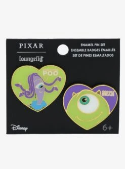 Loungefly Disney Pixar Monsters, Inc. Mike & Celia Pet Names Enamel Pin Set - BoxLunch Exclusive 5 Loungefly Disney Pixar Monsters, Inc. Mike & Celia Pet Names Enamel Pin Set - BoxLunch Exclusive -Boxlunch 19673782 av1