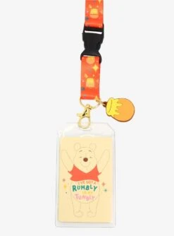Loungefly Disney Winnie The Pooh Rumbly In My Tumbly Lanyard - BoxLunch Exclusive -Boxlunch 19673800 av1