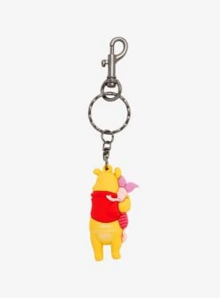 Loungefly Disney Winnie The Pooh Piglet & Pooh Hugging Keychain - BoxLunch Exclusive -Boxlunch 19676970 av1