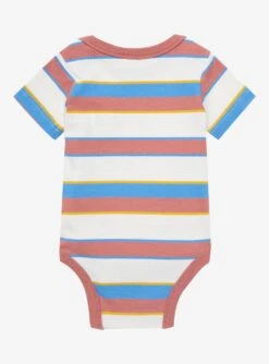 Disney Snow White And The Seven Dwarfs Sleepy Striped Infant One-Piece - BoxLunch Exclusive -Boxlunch 19676984 av1