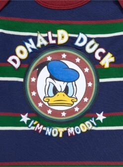 Disney Donald Duck Moody Striped Infant One-Piece - BoxLunch Exclusive -Boxlunch 19676990 av2