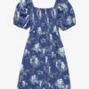 Studio Ghibli Princess Mononoke Kodama Allover Print Smock Dress - BoxLunch Exclusive -Boxlunch 19691117 hi