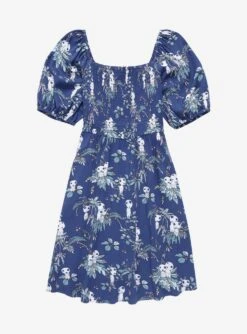 Studio Ghibli Princess Mononoke Kodama Allover Print Smock Dress - BoxLunch Exclusive