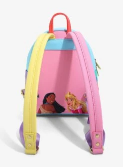 Loungefly Disney Princess Panel Portraits Mini Backpack -Boxlunch 19840457 av3
