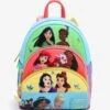 Loungefly Disney Princess Panel Portraits Mini Backpack -Boxlunch 19840457 hi