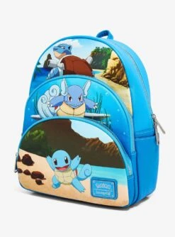 Loungefly Pokémon Squirtle Evolutions Mini Backpack -Boxlunch 19840489 av2