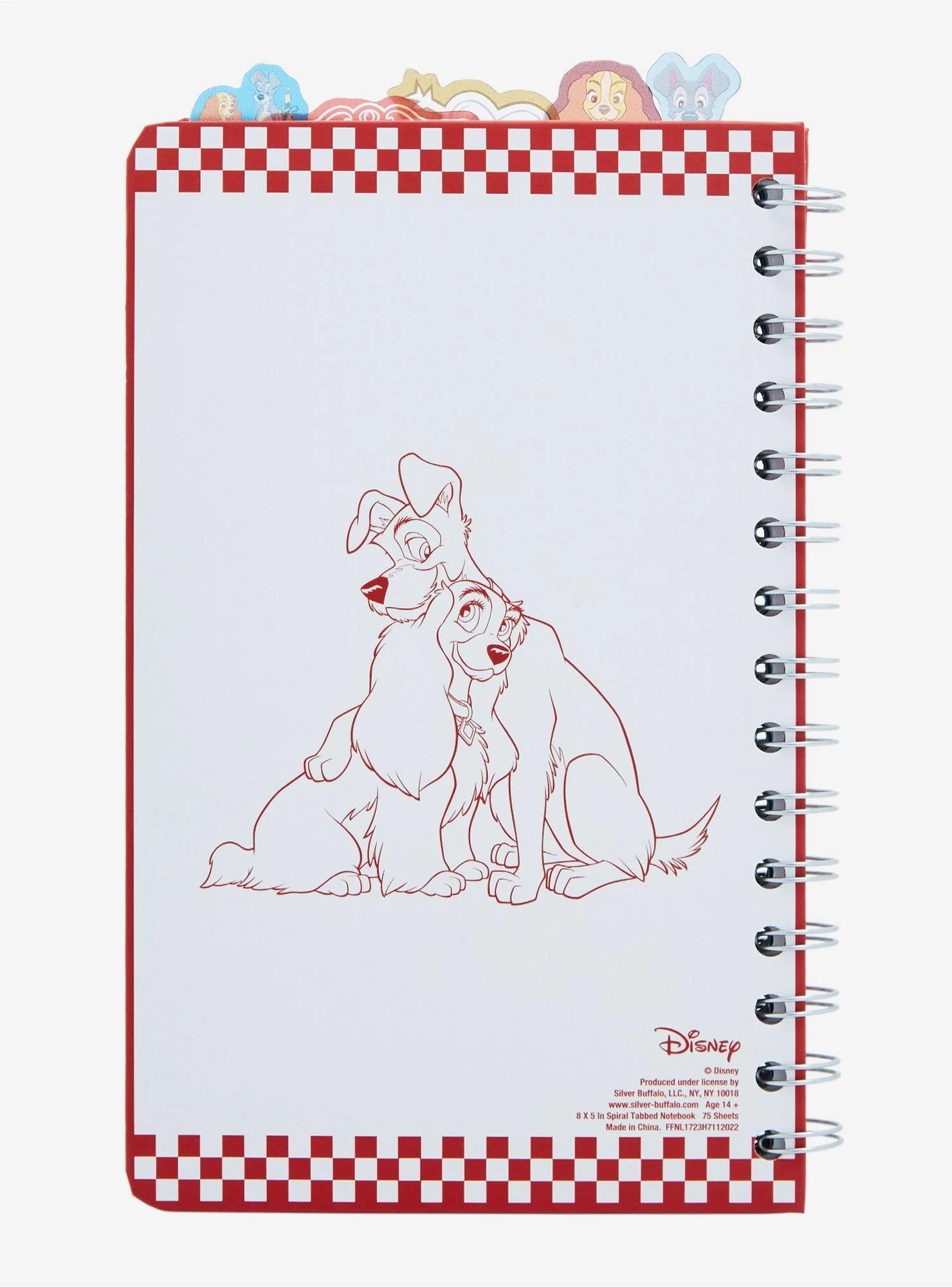 Disney Lady And The Tramp Tony’s Restaurant Tab Journal - BoxLunch Exclusive 4 Disney Lady And The Tramp Tony’s Restaurant Tab Journal - BoxLunch Exclusive - Image 2