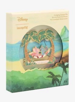 Loungefly Lilo & Stitch: The Series Stitch & Angel Limited Edition Swinging Enamel Pin - BoxLunch Exclusive -Boxlunch 19878859 av1