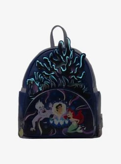Loungefly Disney The Little Mermaid Ursula’s Lair Glow-in-the-Dark Mini Backpack -Boxlunch 19914145 av2