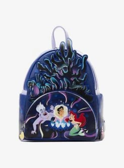Loungefly Disney The Little Mermaid Ursula’s Lair Glow-in-the-Dark Mini Backpack