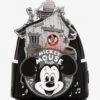 Loungefly Disney Mickey Mouse Club Black & White Mini Backpack -Boxlunch 19944026 hi