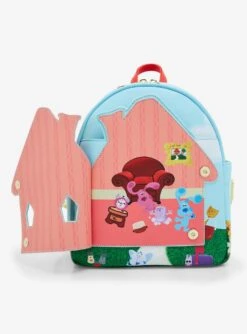 Loungefly Nickelodeon Blue's Clues Blue's House Mini Backpack -Boxlunch 19944042 av3