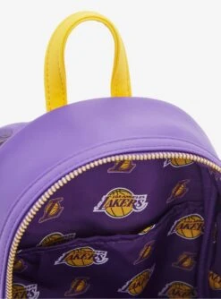 Loungefly NBA Los Angeles Lakers Mini Backpack -Boxlunch 19944046 av4