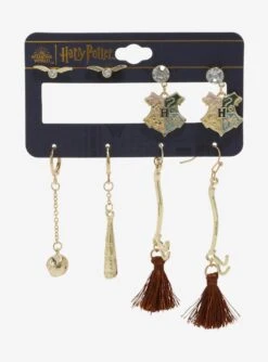 Harry Potter Hogwarts Quidditch Earring Set - BoxLunch Exclusive -Boxlunch 19958076 av1