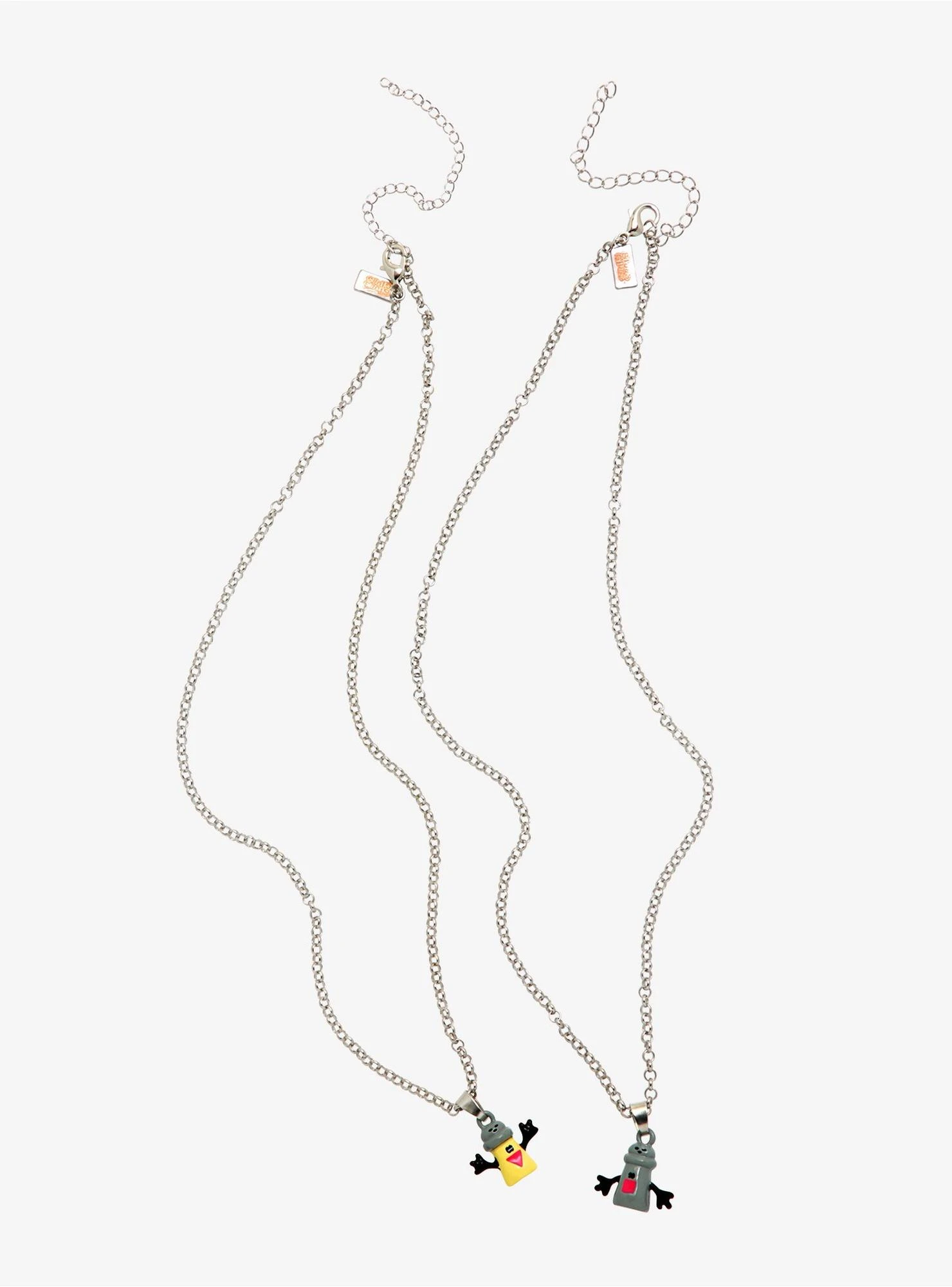 Blue’s Clues Salt & Pepper Bestie Necklace Set - BoxLunch Exclusive 4 Blue’s Clues Salt & Pepper Bestie Necklace Set - BoxLunch Exclusive - Image 2