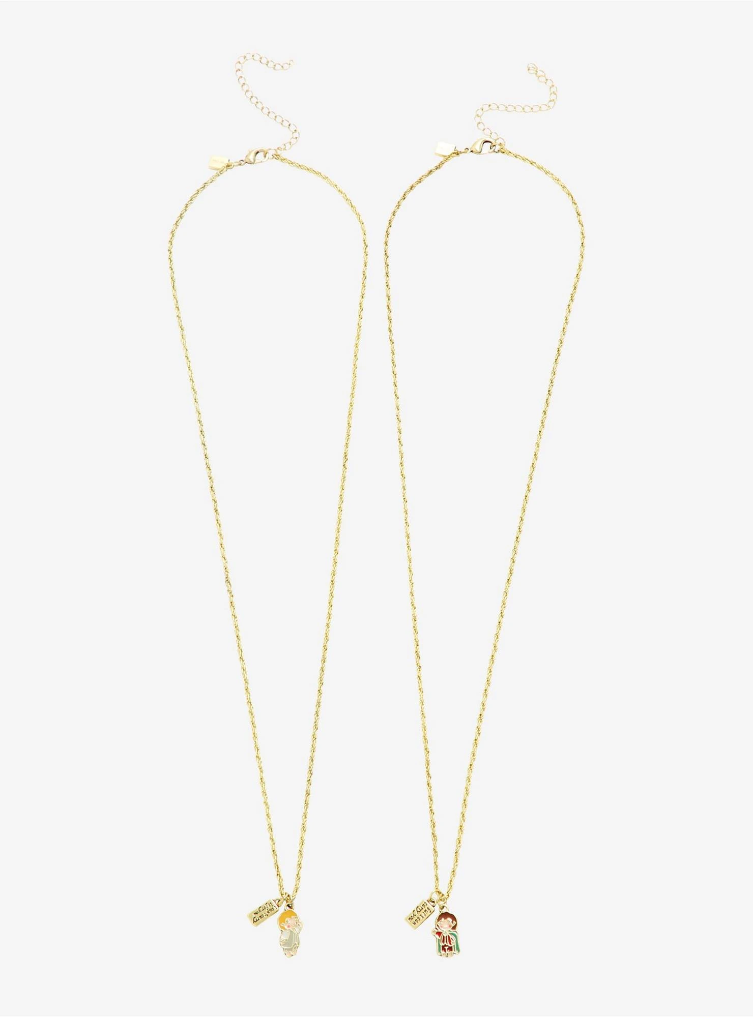 The Lord Of The Rings Frodo & Sam Chibi Bestie Necklace Set - BoxLunch Exclusive 4 The Lord Of The Rings Frodo & Sam Chibi Bestie Necklace Set - BoxLunch Exclusive - Image 2