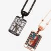 Disney The Nightmare Before Christmas Jack Skellington & Sally Tarot Cards Bestie Necklace Set - BoxLunch Exclusive -Boxlunch 19958086 hi