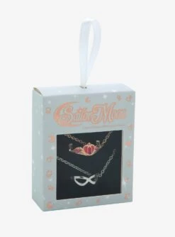 Pretty Guardian Sailor Moon Tuxedo Mask & Sailor Moon Bestie Necklace Set - BoxLunch Exclusive -Boxlunch 19958092 av2