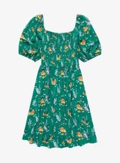 Disney Lady And The Tramp Floral Allover Print Smock Dress - BoxLunch Exclusive
