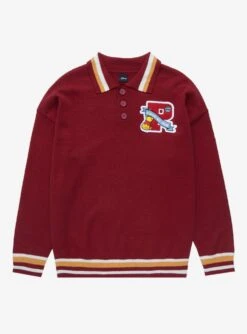 Disney Winnie The Pooh Letterman Collared Sweater - BoxLunch Exclusive