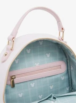 Our Universe Disney Minnie Mouse Floral Ears Light-Up Mini Backpack - BoxLunch Exclusive -Boxlunch 19965623 av4