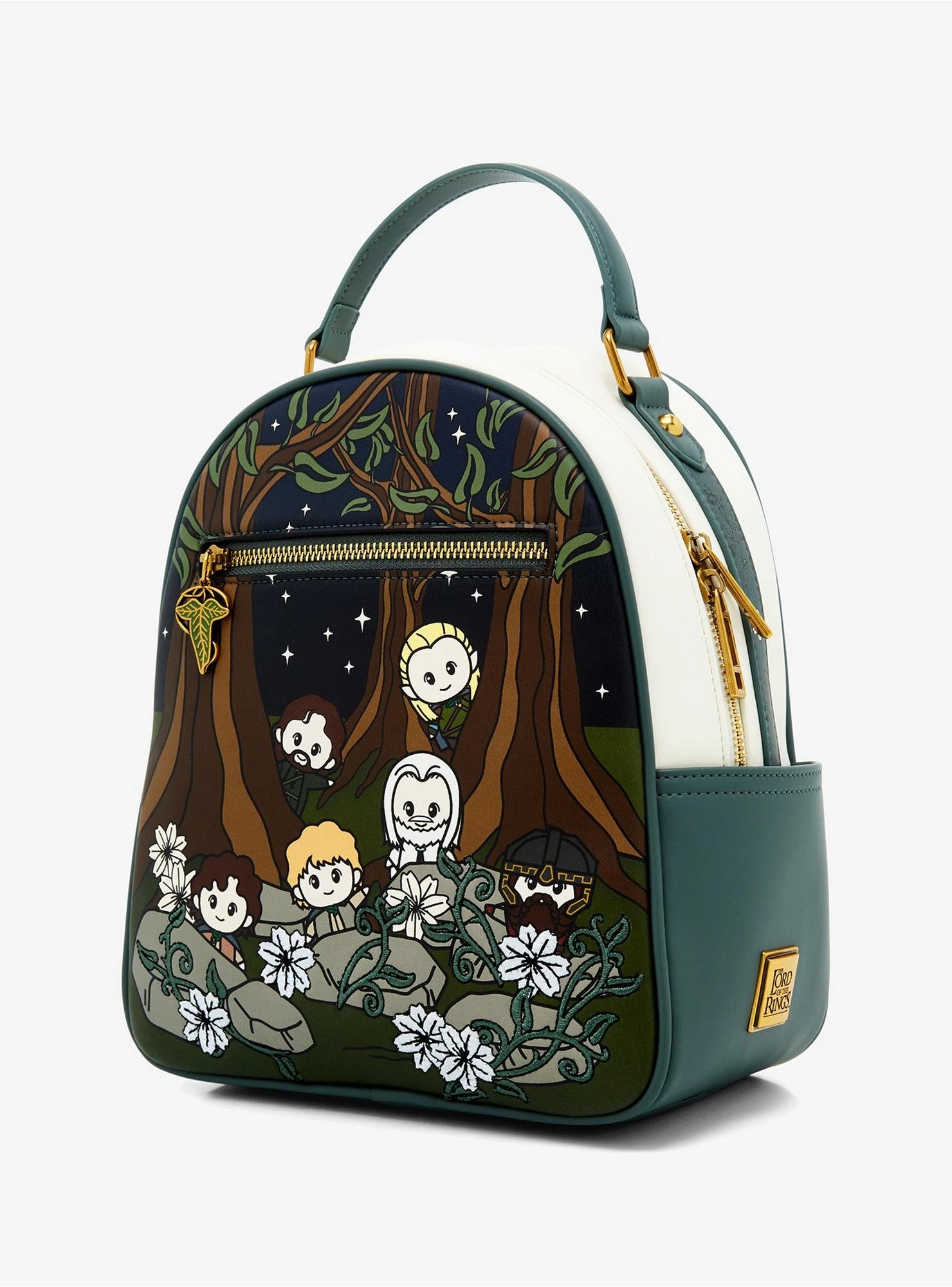 The Lord Of The Rings Lothlorien Chibi Fellowship Mini Backpack - BoxLunch Exclusive 4 The Lord Of The Rings Lothlorien Chibi Fellowship Mini Backpack - BoxLunch Exclusive - Image 2