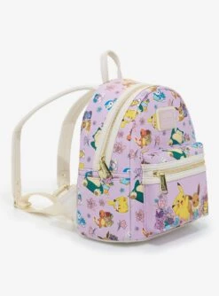 Loungefly Pokémon Floral Teacups Allover Print Mini Backpack - BoxLunch Exclusive -Boxlunch 19993629 av1