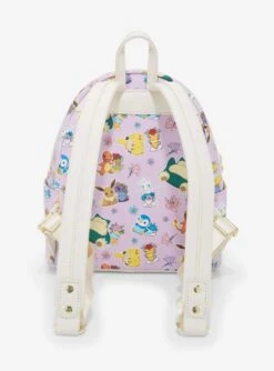 Loungefly Pokémon Floral Teacups Allover Print Mini Backpack - BoxLunch Exclusive -Boxlunch 19993629 av2