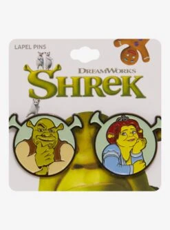 Shrek Fiona & Shrek Figural Enamel Pin Set - BoxLunch Exclusive -Boxlunch 19994641 av1