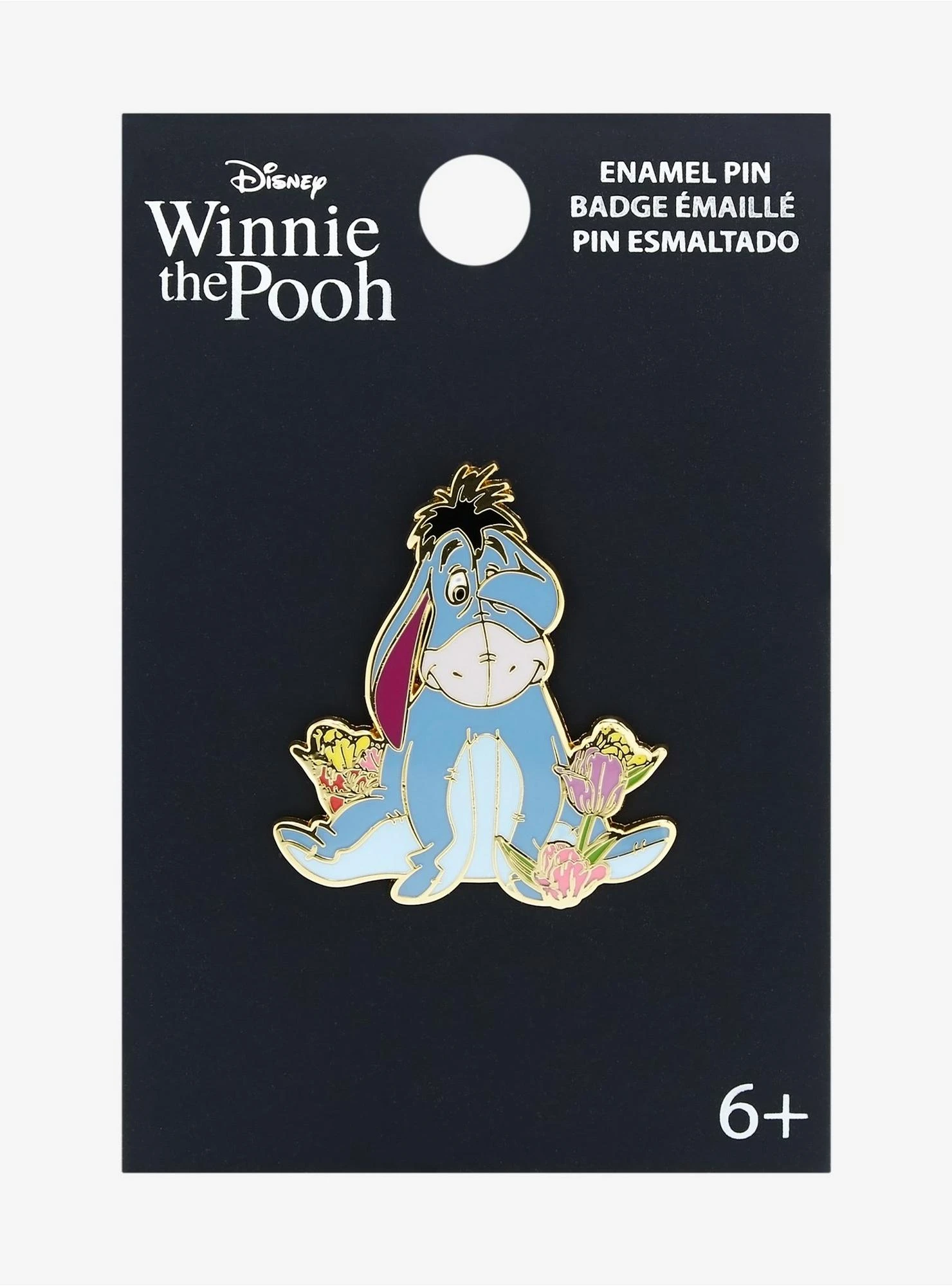 Loungefly Disney Winnie The Pooh Eeyore With Tulips Enamel Pin - BoxLunch Exclusive 4 Loungefly Disney Winnie The Pooh Eeyore With Tulips Enamel Pin - BoxLunch Exclusive - Image 2