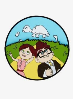 Loungefly Disney Pixar Up Carl & Ellie Spinning Clouds Limited Edition Enamel Pin - BoxLunch Exclusive -Boxlunch 20058556 av1