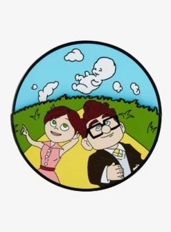 Loungefly Disney Pixar Up Carl & Ellie Spinning Clouds Limited Edition Enamel Pin - BoxLunch Exclusive -Boxlunch 20058556 av2