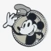 Disney Mickey Mouse Steamboat Willie Circle Portrait Enamel Pin - BoxLunch Exclusive -Boxlunch 20058572 hi
