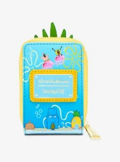 Loungefly SpongeBob SquarePants House Figural Small Zip Wallet -Boxlunch 20067074 av1